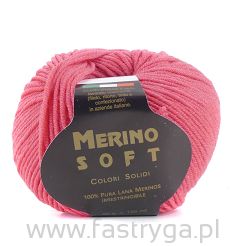 Merino soft   kolor  141 koral