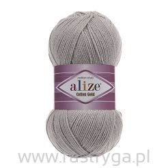 Włóczka Alize Cotton Gold  200 szary