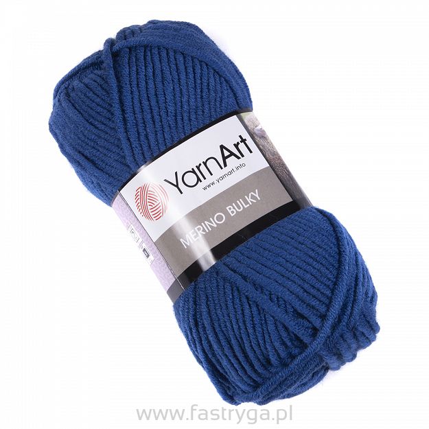 Włóczka YarnArt Merino Bulky 551 - ciemny niebieski