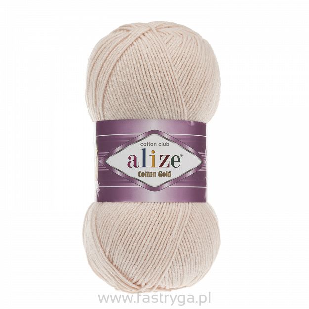 Włóczka Alize Cotton Gold 382 jasny pudrowy róż