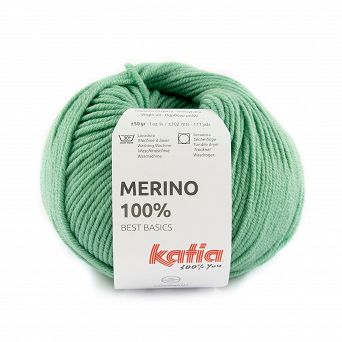 Katia Merino 100% 89 - włóczka zielona
