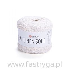 Włóczka Yarnart Linen Soft 7301 ecru