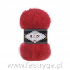 Alize Mohair Classic  56 czerwony