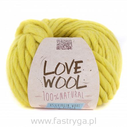 Włóczka Love Wool kolor 112 musztarda / avocado