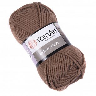 Włóczka YarnArt Merino Bulky 514 - brąz