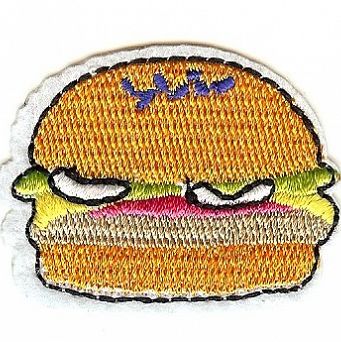 Naszywka na ubrania Burger