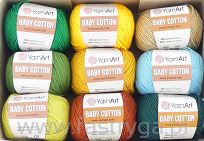 Włóczka Baby Cotton 434 jasna oliwka - 3
