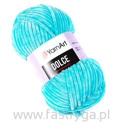 Włóczka szenilowa YarnArt Dolce  746 jasny turkus