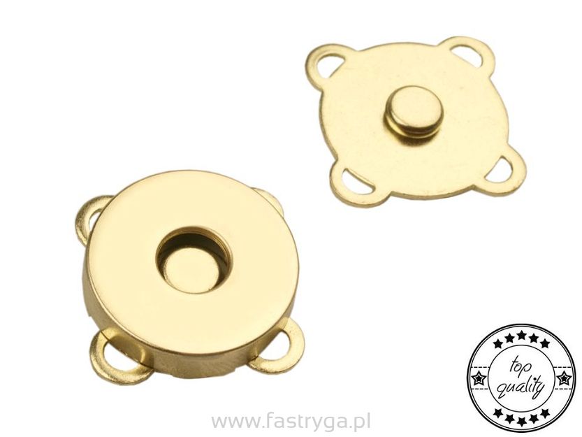 Zatrzaski magnetyczne  złote