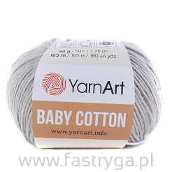 Włóczka Baby Cotton 406 szary