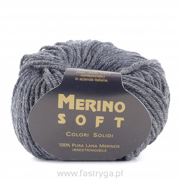 Rial Filati Merino soft 01 - ciemny popiel