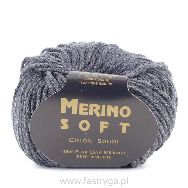 Rial Filati Merino soft 01 - ciemny popiel grafit