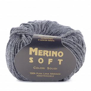 Rial Filati Merino soft 01 - ciemny popiel