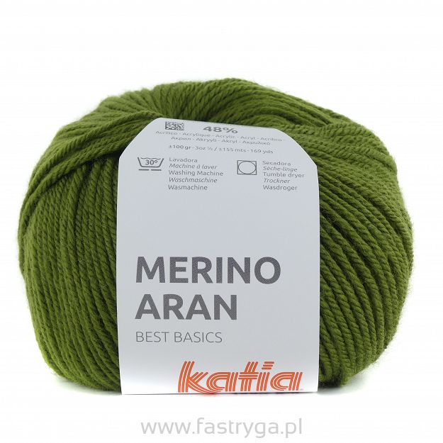 Merino Aran  70 zielony