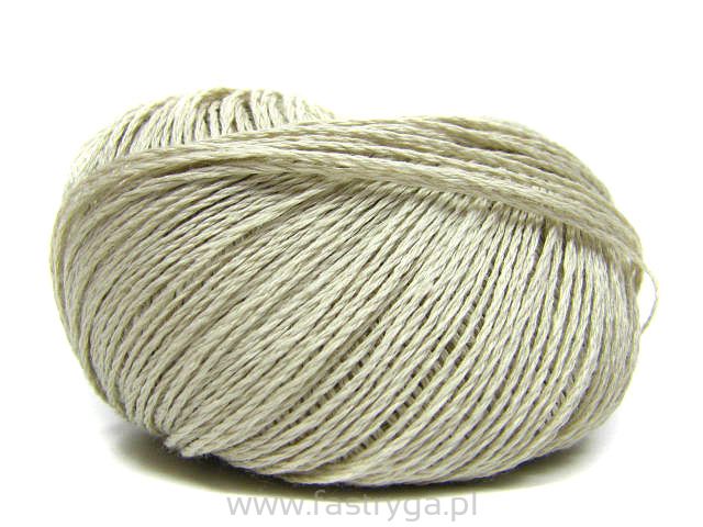 Włóczka Lino 100% kolor 7 jasny lniany beż