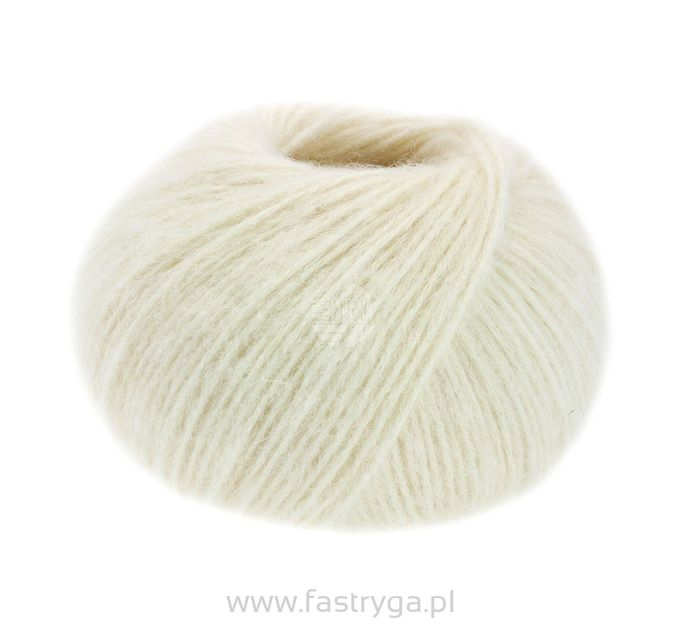 Włóczka Natural Alpaca Pelo  kolor 001 krem