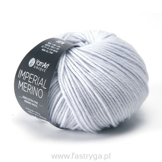 włóczka Imperial Merino kolor 3346 świetlisty popiel