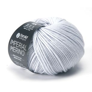 włóczka Imperial Merino kolor 3346 świetlisty popiel