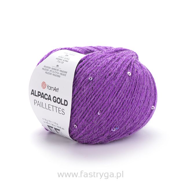Alpaca Gold Paillettes kolor 9308