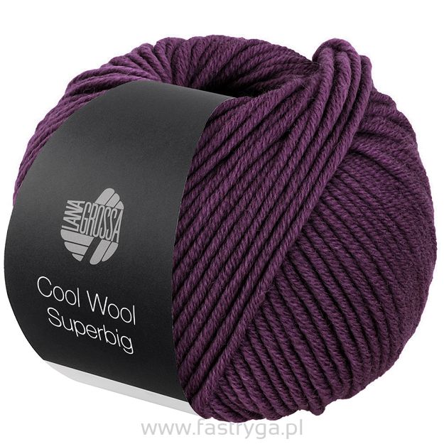 Cool Wool Superbig  13 ciemny wrzos
