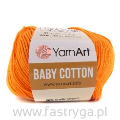 Włóczka Baby Cotton 421 pomarańczowy