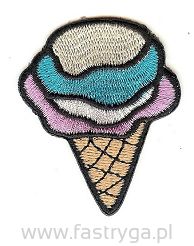 Naprasowanka lody niebieskie