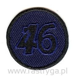 Naszywka na ubrania 46 granatowa