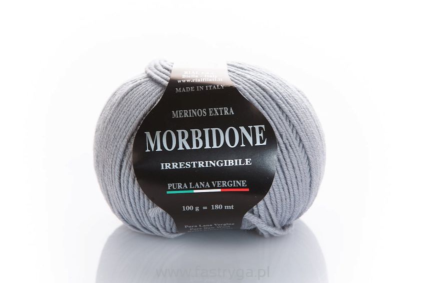 Włóczka  Morbidone 91 popiel