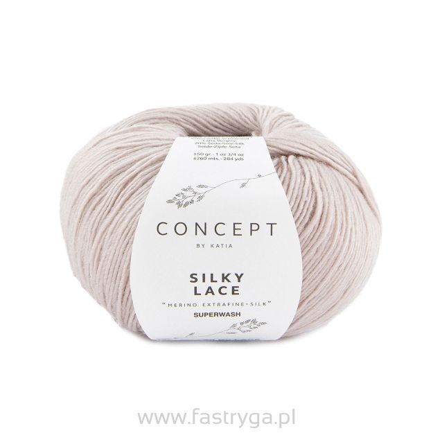 Włóczka Silky Lace kolor 184 pastelowy róż