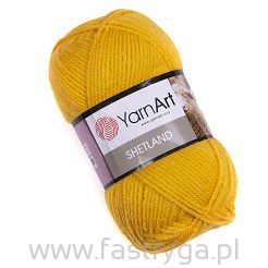 Włóczka Shetland kolor 506 żółty