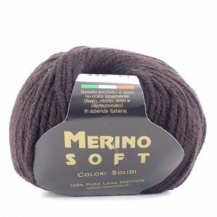 Rial Filati Merino soft 530 - ciemny brąz