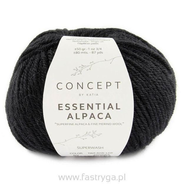 Essential Alpaca  89 czarny