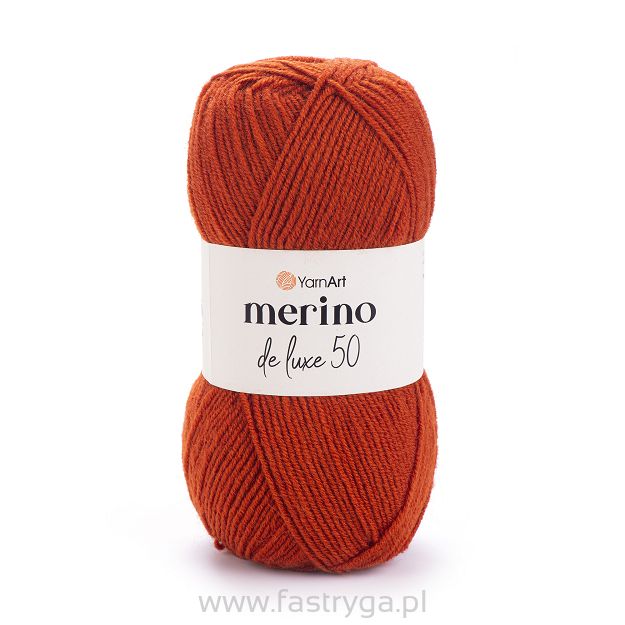 Merino De Luxe 50  kolor 3027