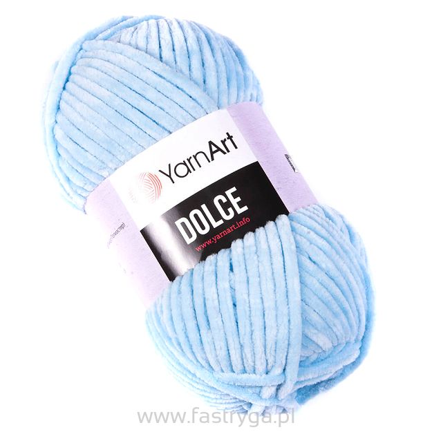 Włóczka szenilowa YarnArt Dolce 749 błękit
