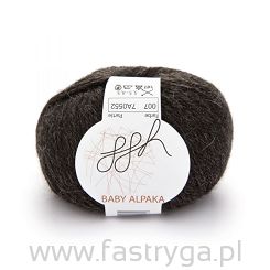 Baby Alpaka  07 ciemny brąz