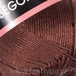 Włóczka 100% bawełny Begonia kolor 077 brąz - 2