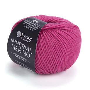 włóczka Imperial Merino kolor 3318 ciemny róż