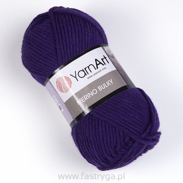 Włóczka YarnArt Merino Bulky 556 - fiolet