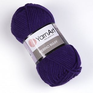 Włóczka YarnArt Merino Bulky 556 - fiolet