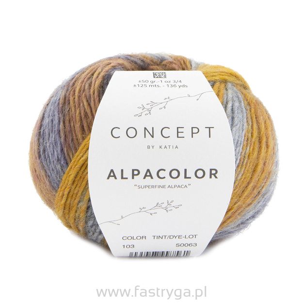 Włóczka Alpacolor kolor 103