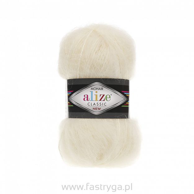 Alize Mohair Classic  01 ecru