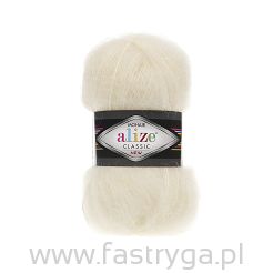 Alize Mohair Classic 01 ecru