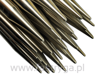 Druty metalowe z żyłką RED 30 cm. 3,5 mm - 3