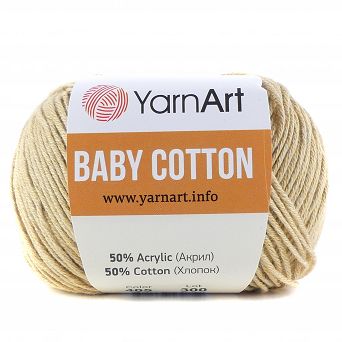 Włóczka Baby Cotton 405 ciepły beż