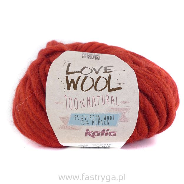 Love Wool kolor 115 czerwony