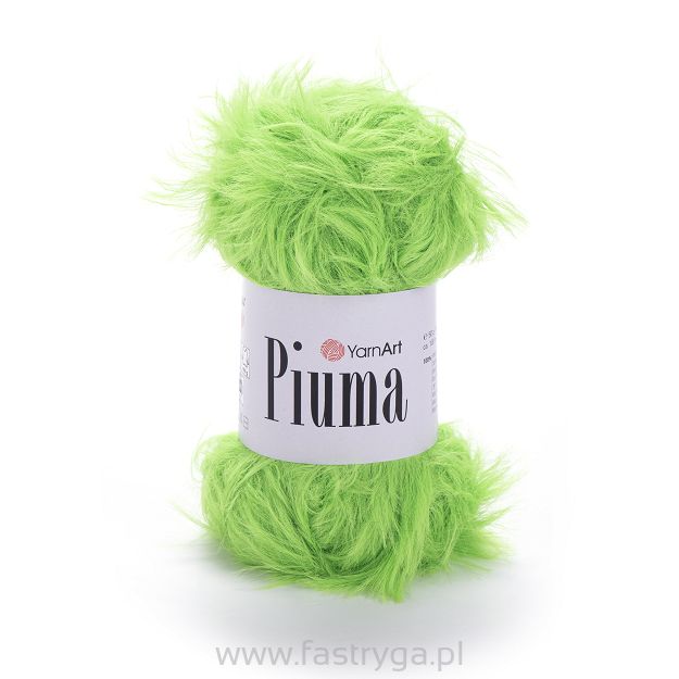 włóczka Piuma 4417 neon limonka