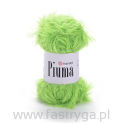 włóczka Piuma 4417 neon limonka