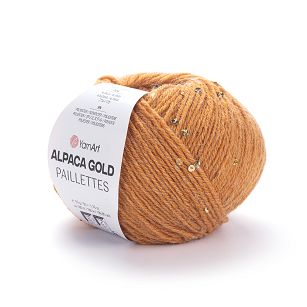 Alpaca Gold Paillettes kolor 9311