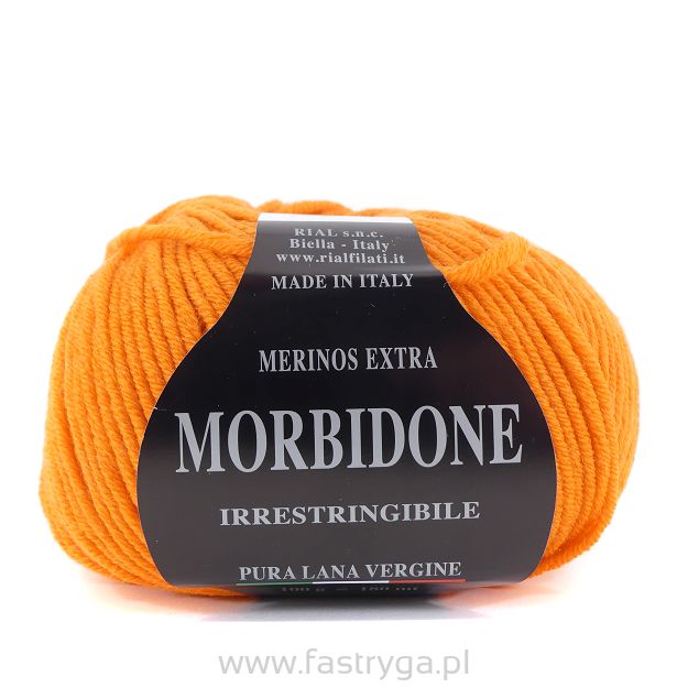 Włóczka  Morbidone   23 pomarańczowy