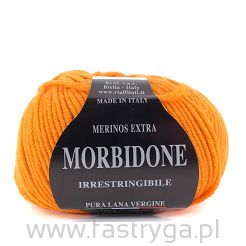 Włóczka  Morbidone   23 pomarańczowy